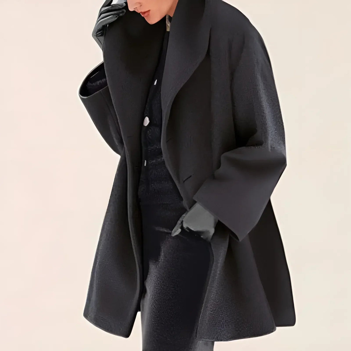 Bella Women's Winter Trench Coat | Polyester Blend, Relaxed Fit 8