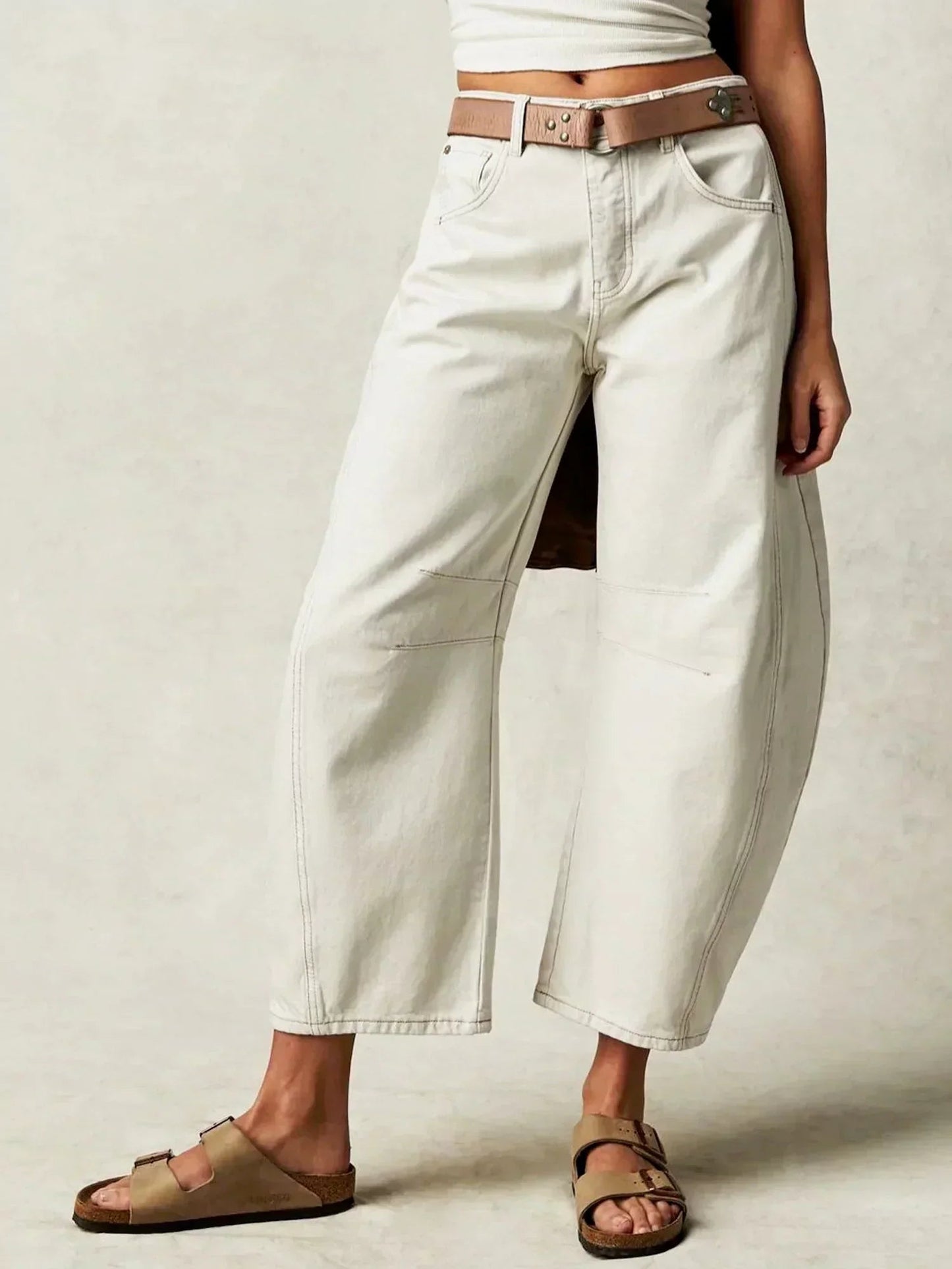 Gala Women’s Wide Leg Jeans with Unique Animal Print Design 14
