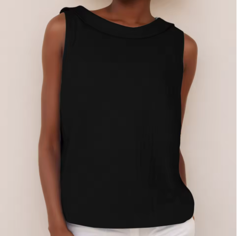 Mara Women's Going Out Tank Top | Rolled Collar, Summer Essential 7