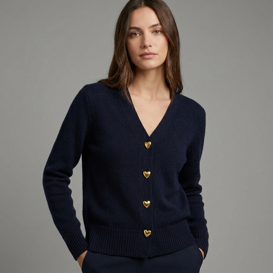 Vera Women's Cardigan | Soft Knit, V-Neck Button Front for Autumn 1