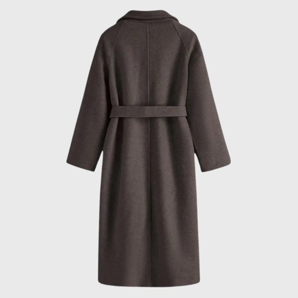 Veronika Women's Wool Coat | Classic Tailored Design, Soft Wool Blend 6