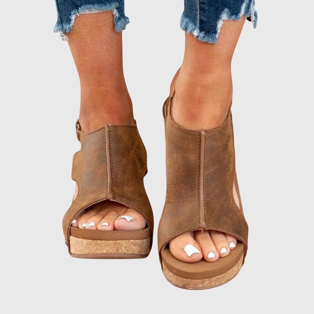 Willa Women’s Sandals with Open Toe and Adjustable Buckle Design 8