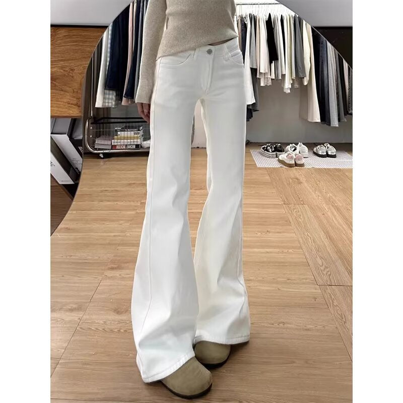 Wynn Women’s Wide Leg Jeans with High Waist and Dramatic Flare Design 4