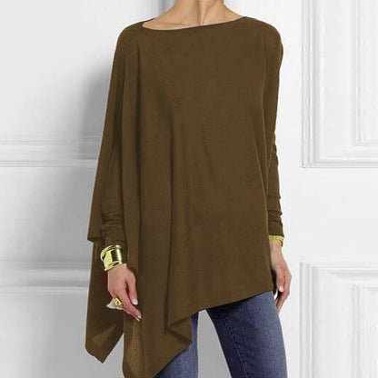 Adeline Women’s Casual Top with Long Sleeves and Classic O-Neck Design 2
