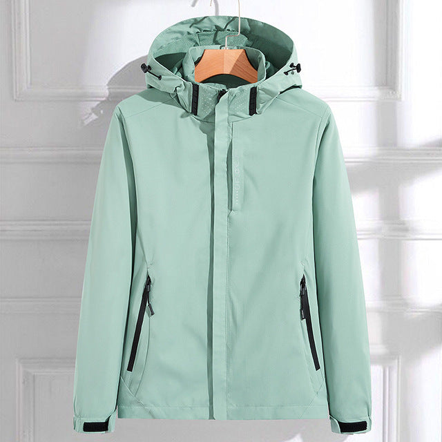 Alera Women's Functional Jacket | Lightweight Zip Hooded Windbreaker 0
