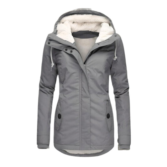 Annika Women's Parka Jacket | Sherpa Lined, Water-Repellent, Slim Fit 0