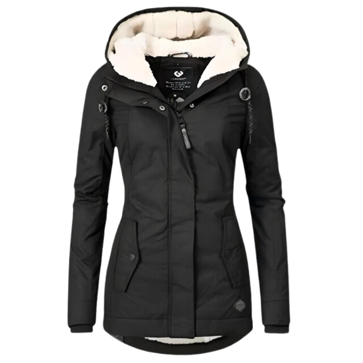Annika Women's Parka Jacket | Sherpa Lined, Water-Repellent, Slim Fit 1