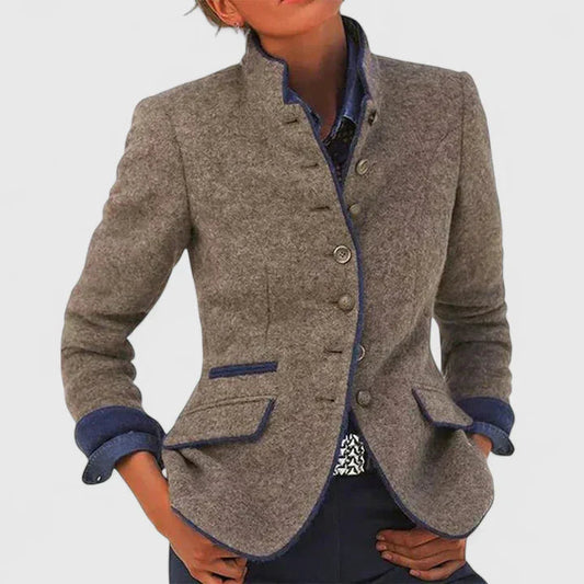 Ava Women's Black Cardigan | Button Placket, Elegant Office Wear 0