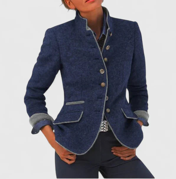 Ava Women's Black Cardigan | Button Placket, Elegant Office Wear 4