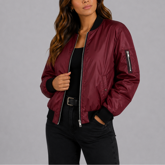Briar Women's Bomber Jacket | Lightweight Fabric, Classic Fit 1