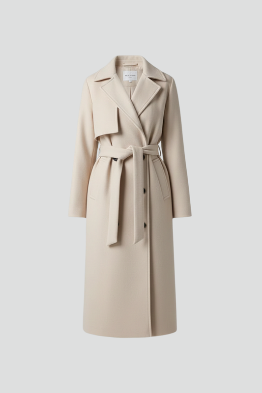 Charlotte Women’s Long Coat | Double Breasted, Wool-Blend 1