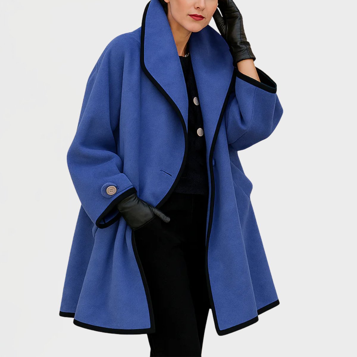 Clara Women's Coat | Elegant A-Line Design, Button Closure, Winter Ready 0