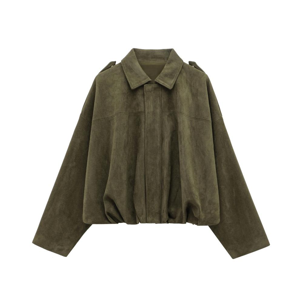 Cleo Women's Bomber Jacket | Oversized Cropped, Polyester 0