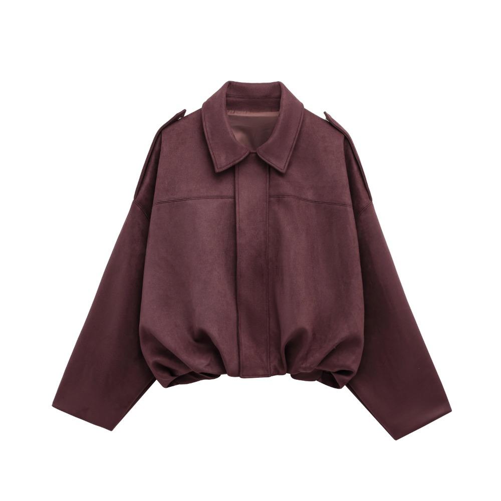 Cleo Women's Bomber Jacket | Oversized Cropped, Polyester 7