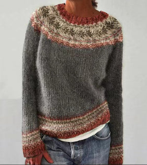 Daria Women's Sweater | Soft Knitted, Loose Fit, Casual Crew Neck 3