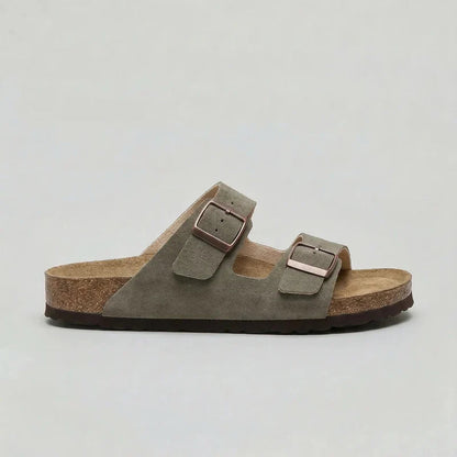 Duo Unisex Sandals with Double Adjustable Buckle Straps and Contoured Footbed 1