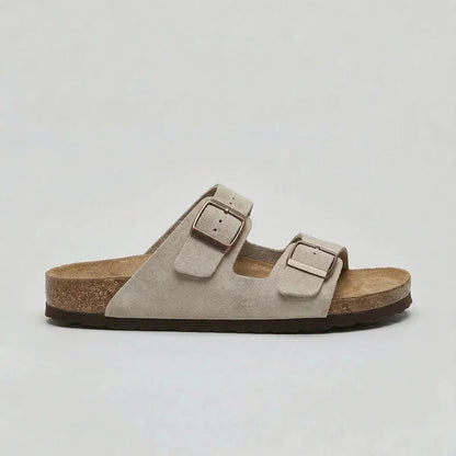 Duo Unisex Sandals with Double Adjustable Buckle Straps and Contoured Footbed 4