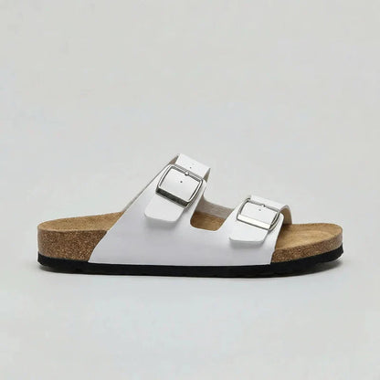 Duo Unisex Sandals with Double Adjustable Buckle Straps and Contoured Footbed 6