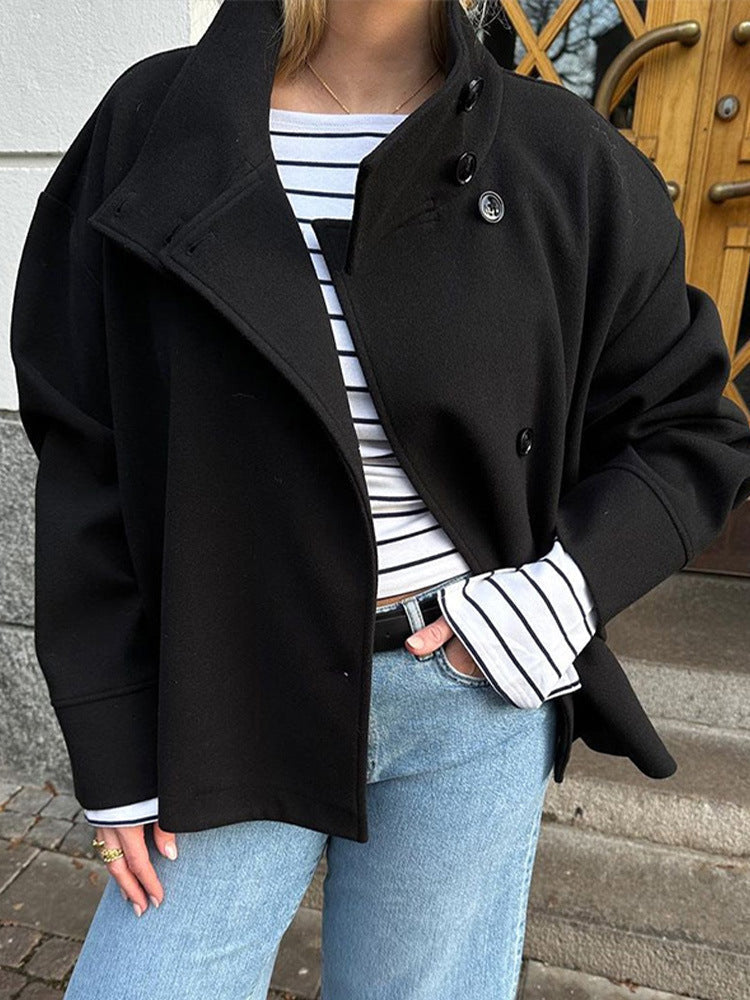 Elara Women's Wool Coat | Elegant Relaxed Fit, Winter Layering Essential 3