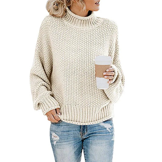 Eleanor Women’s Sweater with Turtleneck Design and Tailored Fit 1
