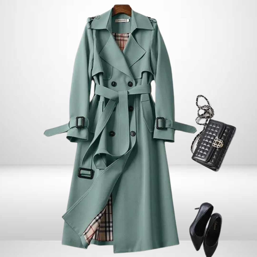 Elysia Women's Trenchcoat | Insulated Mid-Length, Stylish Detailing 5