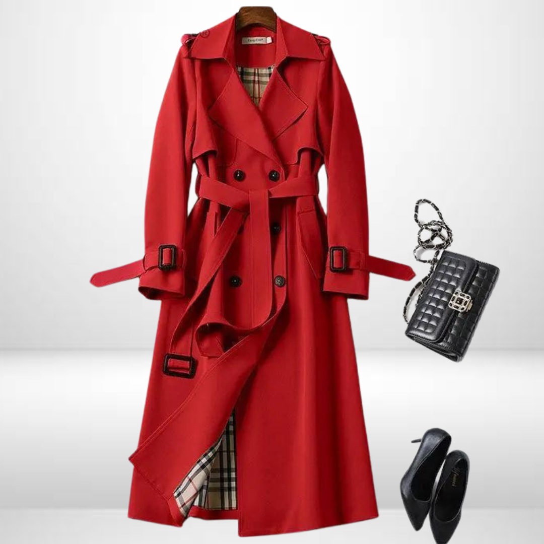 Elysia Women's Trenchcoat | Insulated Mid-Length, Stylish Detailing 6