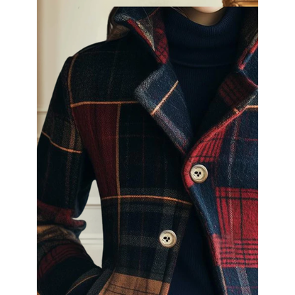 Francesca Women's Jacket | Tailored Fit, Classic Plaid Design 1
