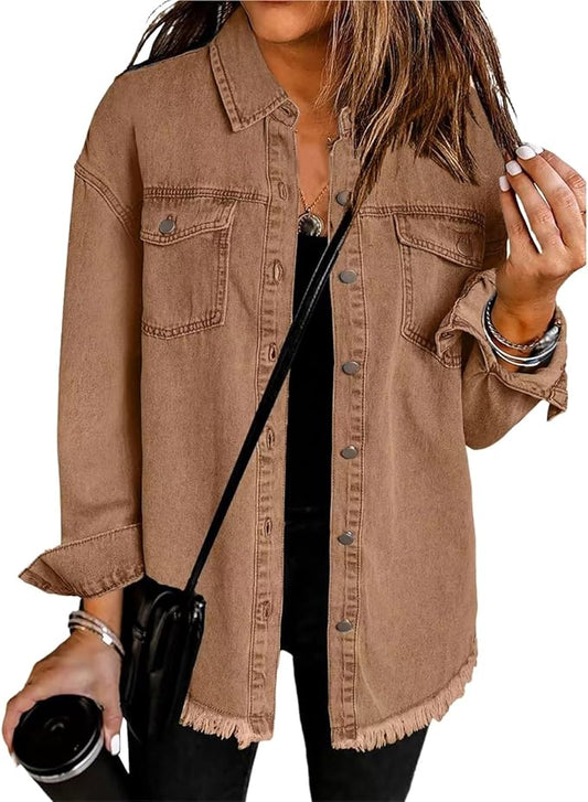Gabriel Women's Denim Jacket | Classic Fit, Durable Cotton 0