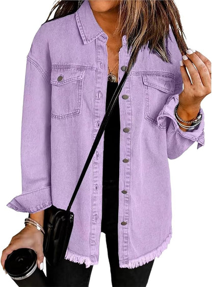 Gabriel Women's Denim Jacket | Classic Fit, Durable Cotton 4