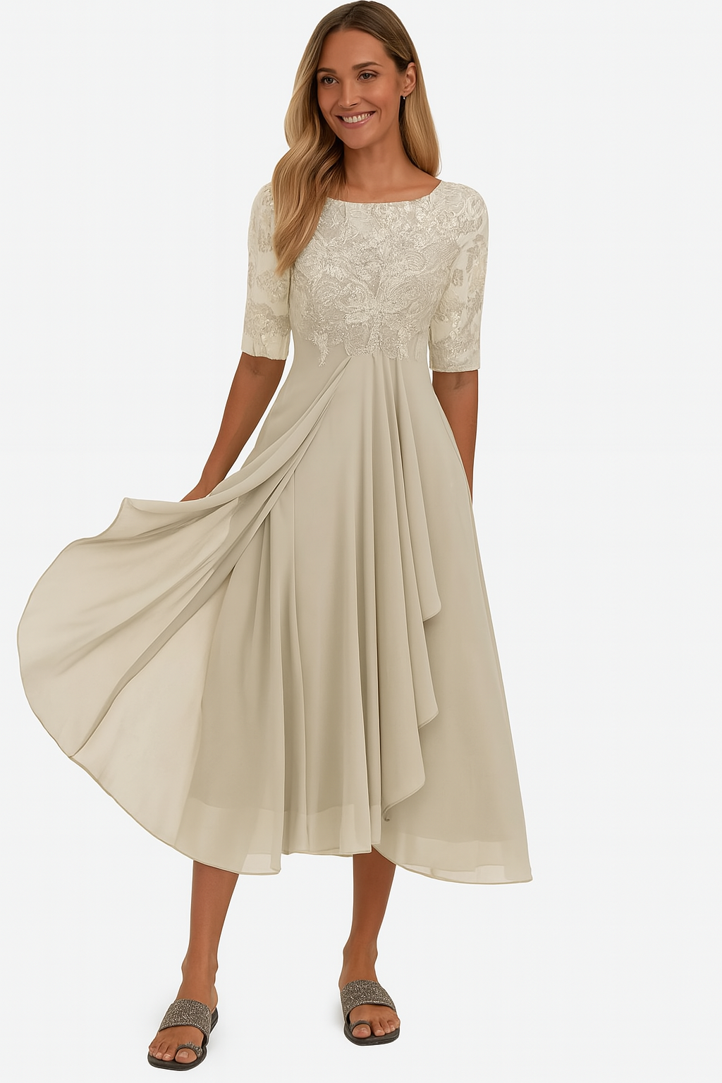 Greta Women’s Summer Dress with A-Line Silhouette and Loose Fit Design 0