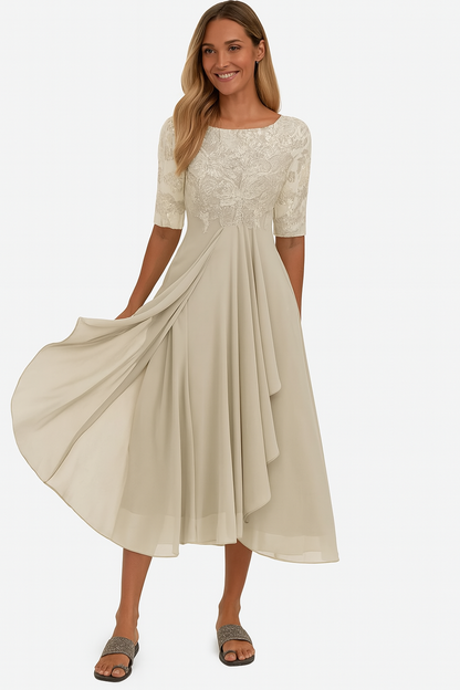Greta Women’s Summer Dress with A-Line Silhouette and Loose Fit Design 0