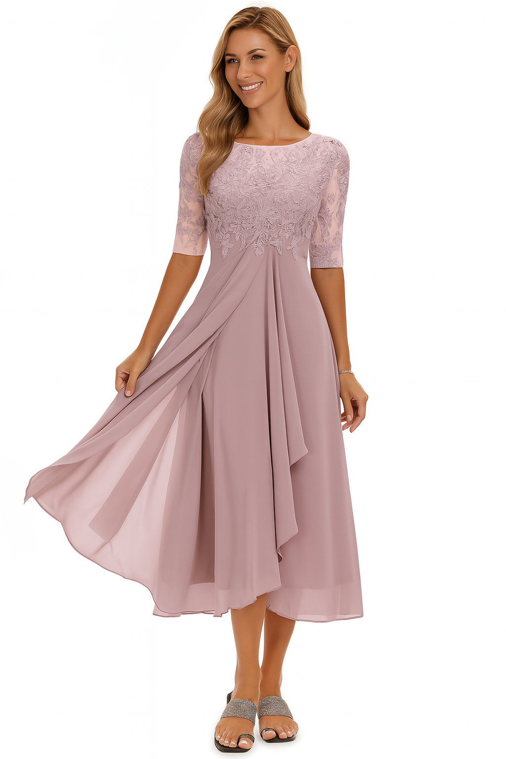 Greta Women’s Summer Dress with A-Line Silhouette and Loose Fit Design 1