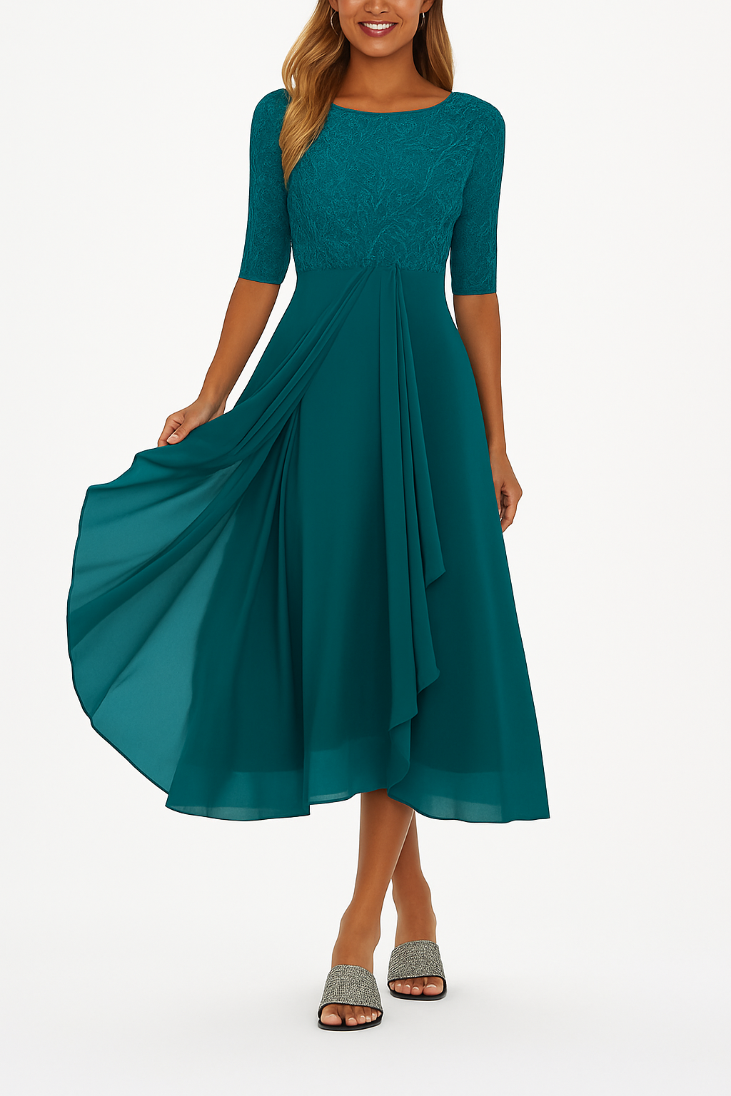 Greta Women’s Summer Dress with A-Line Silhouette and Loose Fit Design 5