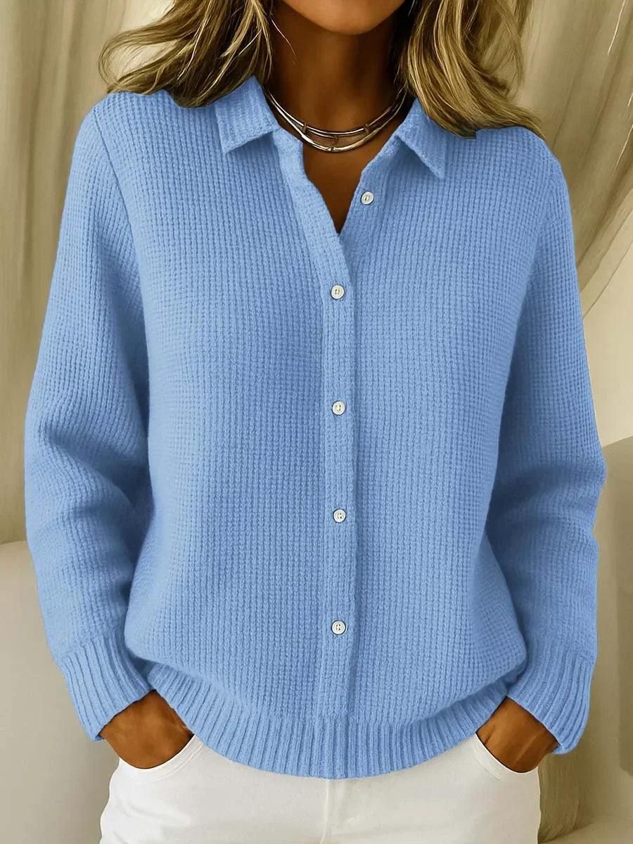 Harlow Women's Long Cardigan | Soft Knit, Elegant Button-Front Design 0