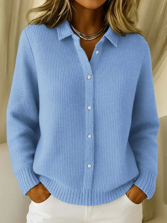 Harlow Women's Long Cardigan | Soft Knit, Elegant Button-Front Design 0