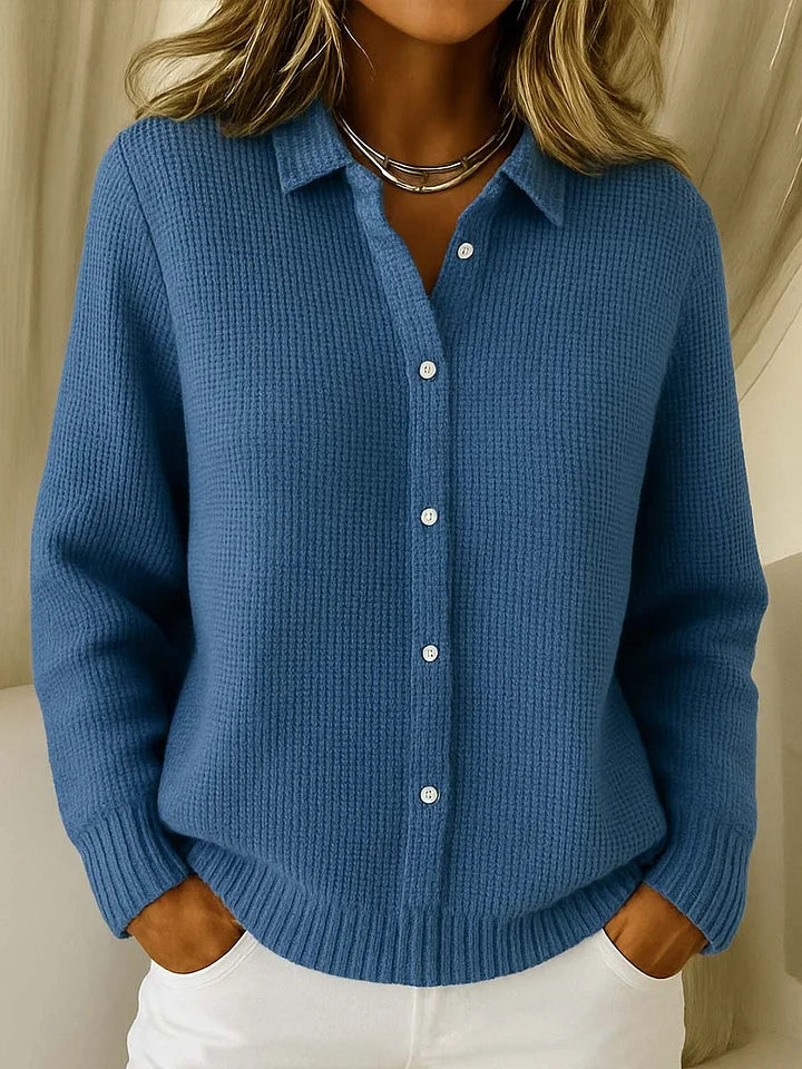 Harlow Women's Long Cardigan | Soft Knit, Elegant Button-Front Design 3