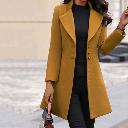 Haven Women's Coat | Italian Wool, Tailored Fit Winter Coat 1
