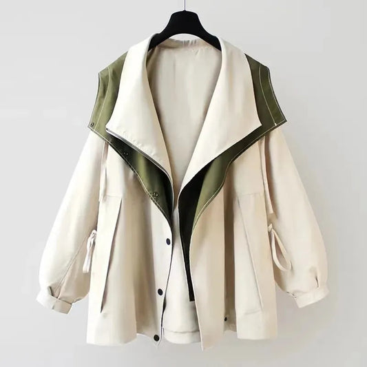 Haven Women's Oversized Trench Coat | Waterproof Double Collar Design 0