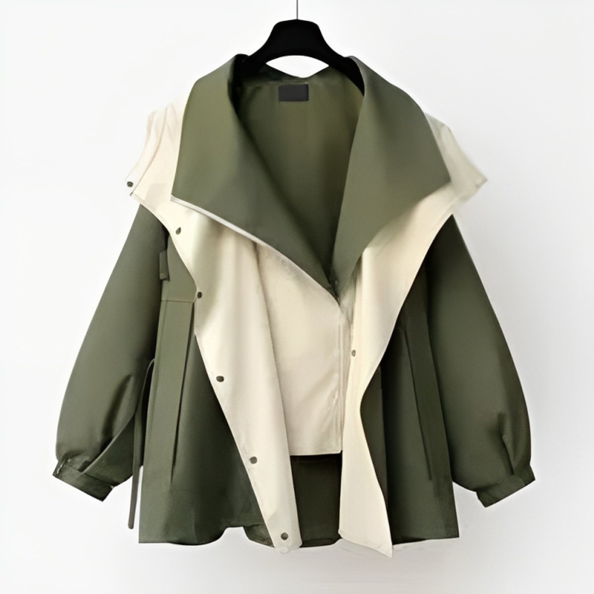 Haven Women's Oversized Trench Coat | Waterproof Double Collar Design 1