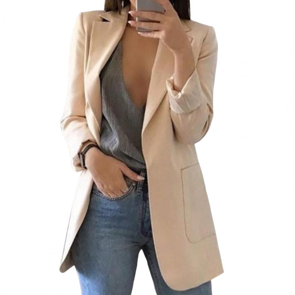 Jasmine Women’s Oversized Blazer with Large Functional Pockets and Relaxed Fit 7