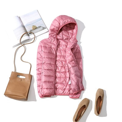 Kiera Women's Short Winter Jacket | Shiny, Thermal Insulation 15