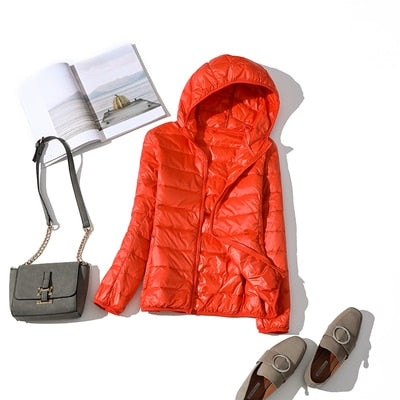 Kiera Women's Short Winter Jacket | Shiny, Thermal Insulation 4