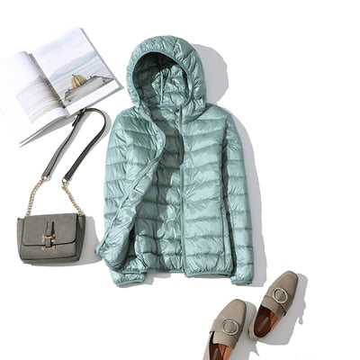 Kiera Women's Short Winter Jacket | Shiny, Thermal Insulation 5