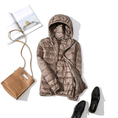 Kiera Women's Short Winter Jacket | Shiny, Thermal Insulation 6
