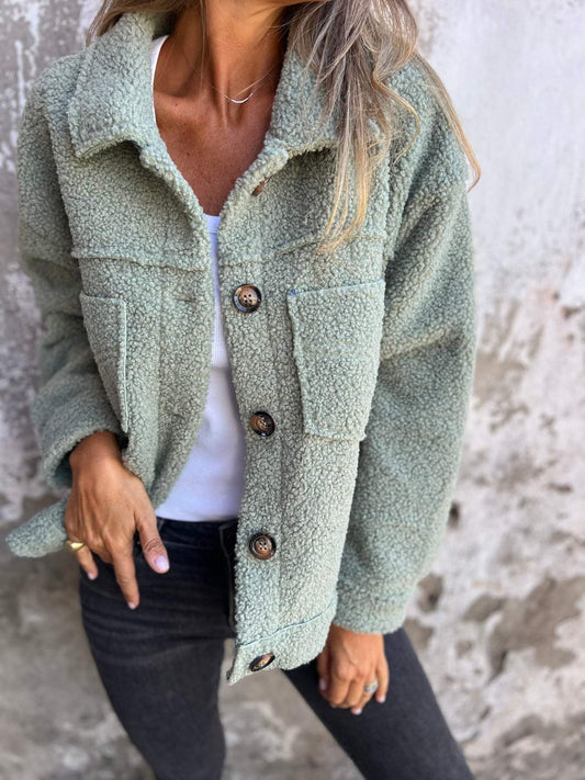 Lara Women's Cozy Jacket | Soft Inner Lining, Loose Fit 0