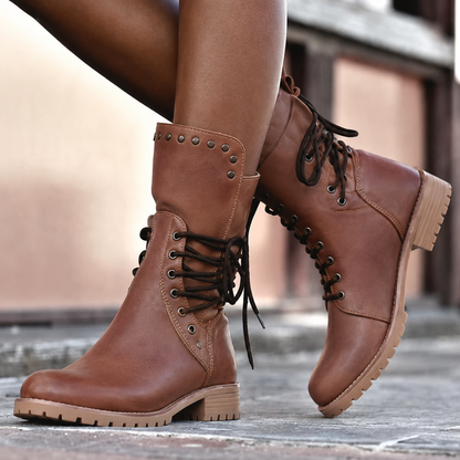 Luth Women’s Boots with Ankle to Mid-Calf Design and Cushioned Insoles 0