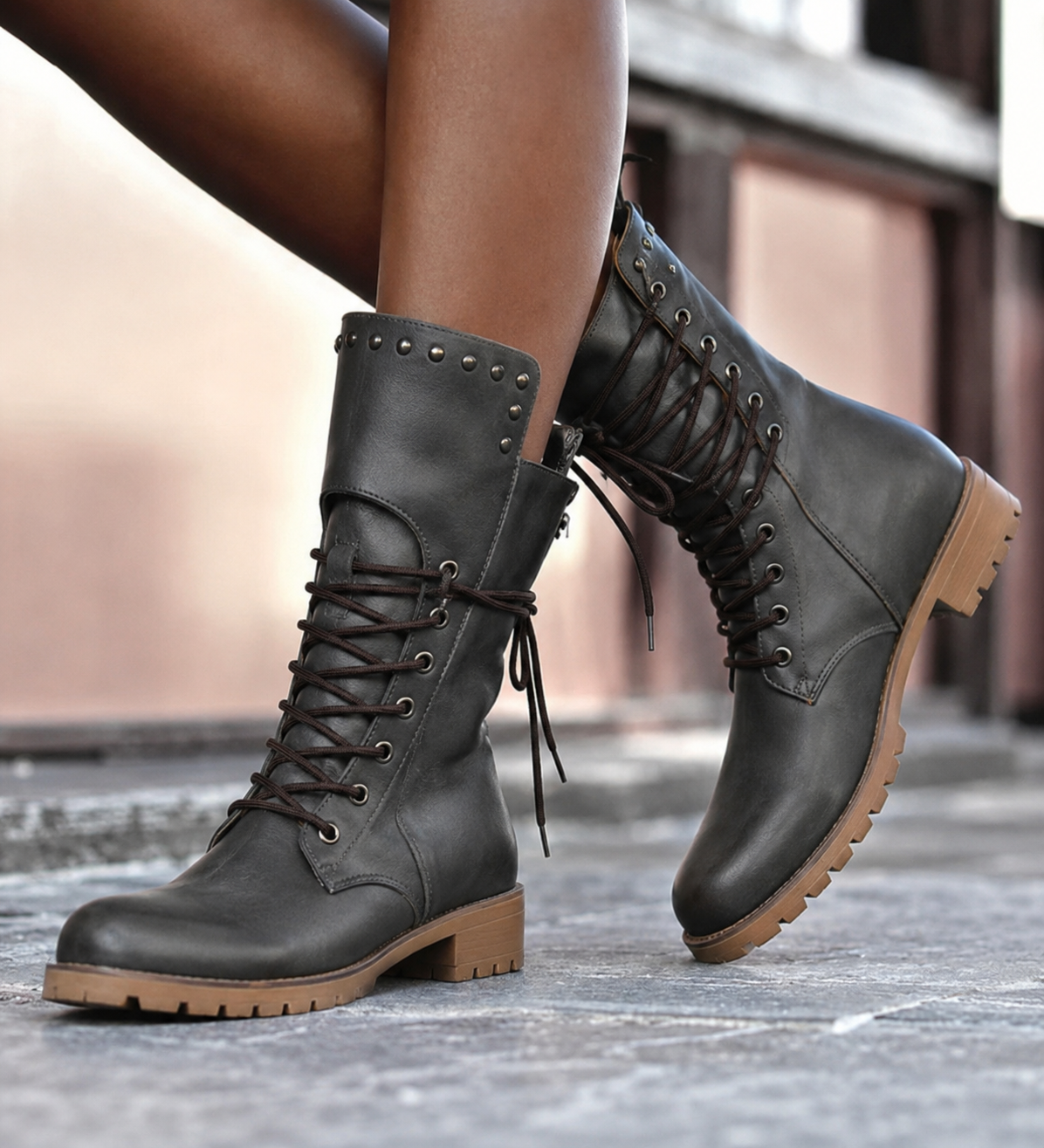 Luth Women’s Boots with Ankle to Mid-Calf Design and Cushioned Insoles 1