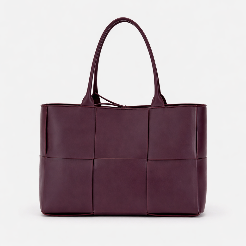 Luxe Women’s Tote Bag with Woven Design and Spacious Interior 3