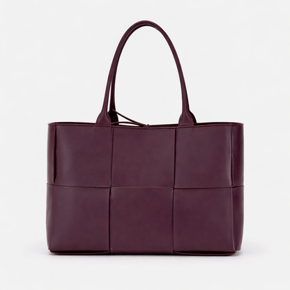 Luxe Women’s Tote Bag with Woven Design and Spacious Interior 3