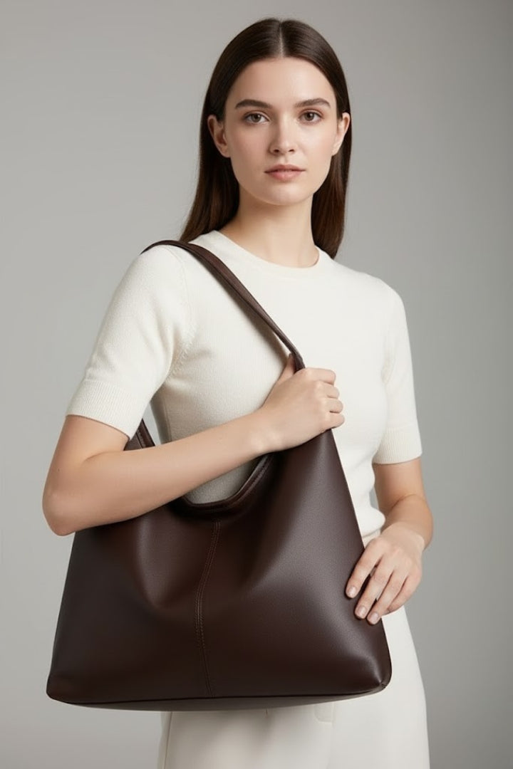 Mara Women’s Leather Tote Bag with Spacious Design and Large Inner Pocket 2